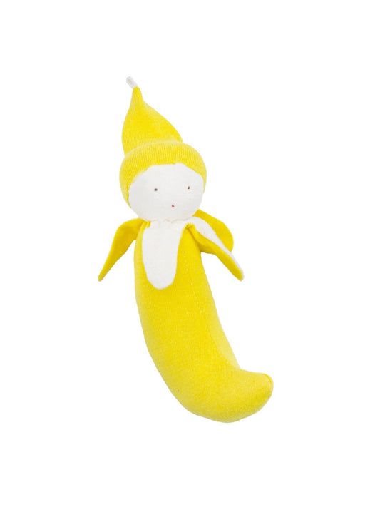 Organic cotton banana plush toy