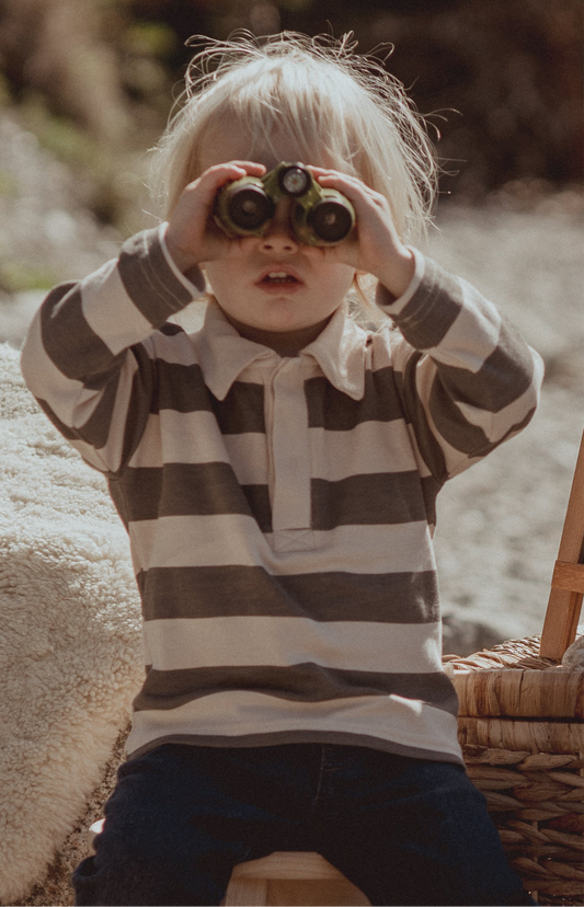 Organic Long Sleeve Polo
