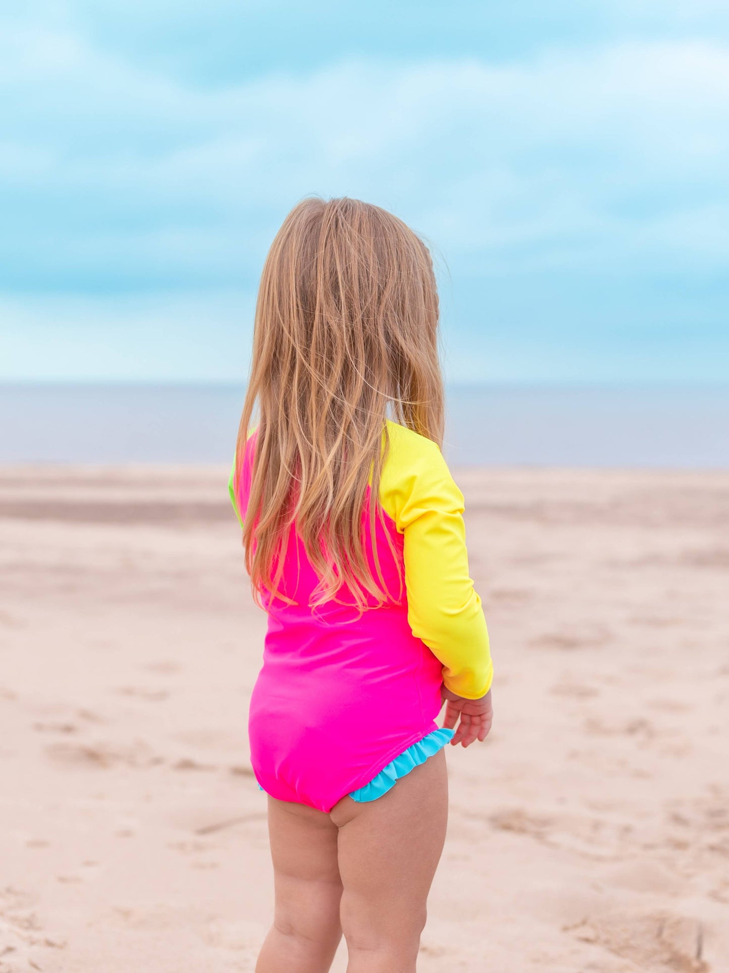 Hi-Vis Long Sleeve Swimsuit