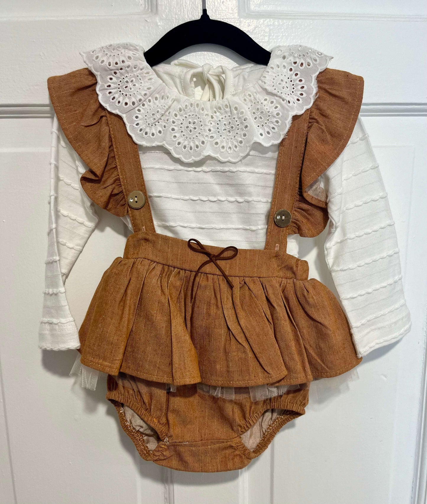 Baby collared blouse set worn lifestyle view