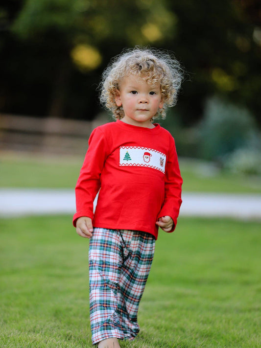 Holly Jolly long sleeve set for kids