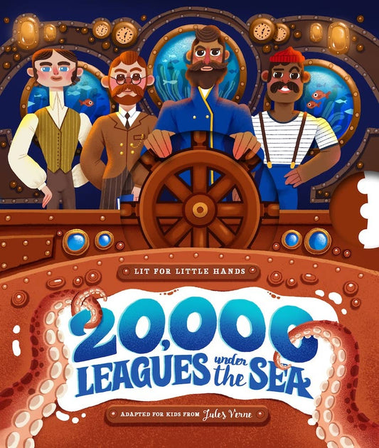 Lit for Little Hands 20,000 Leagues Under the Sea interactive board book front view