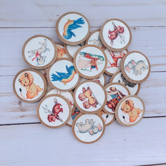 Retro Vintage Animal Memory Game