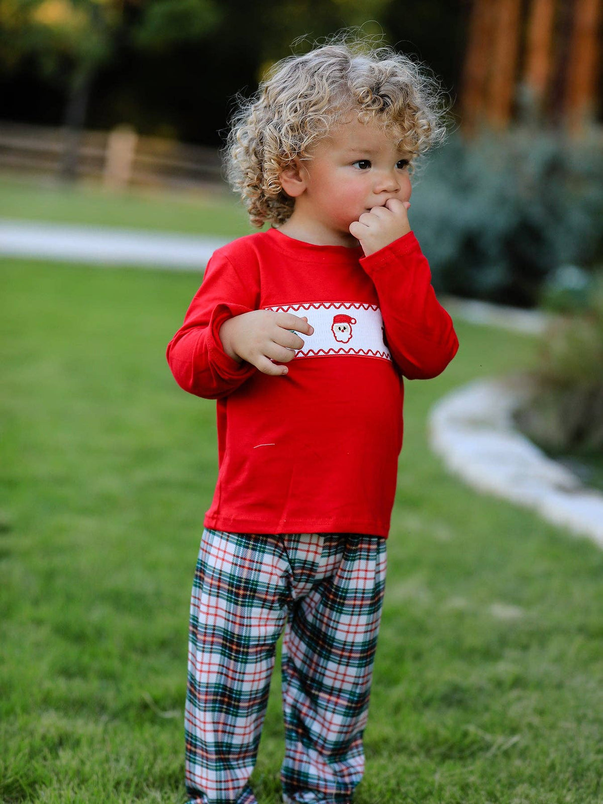 Holly Jolly long sleeve set for kids, view 4