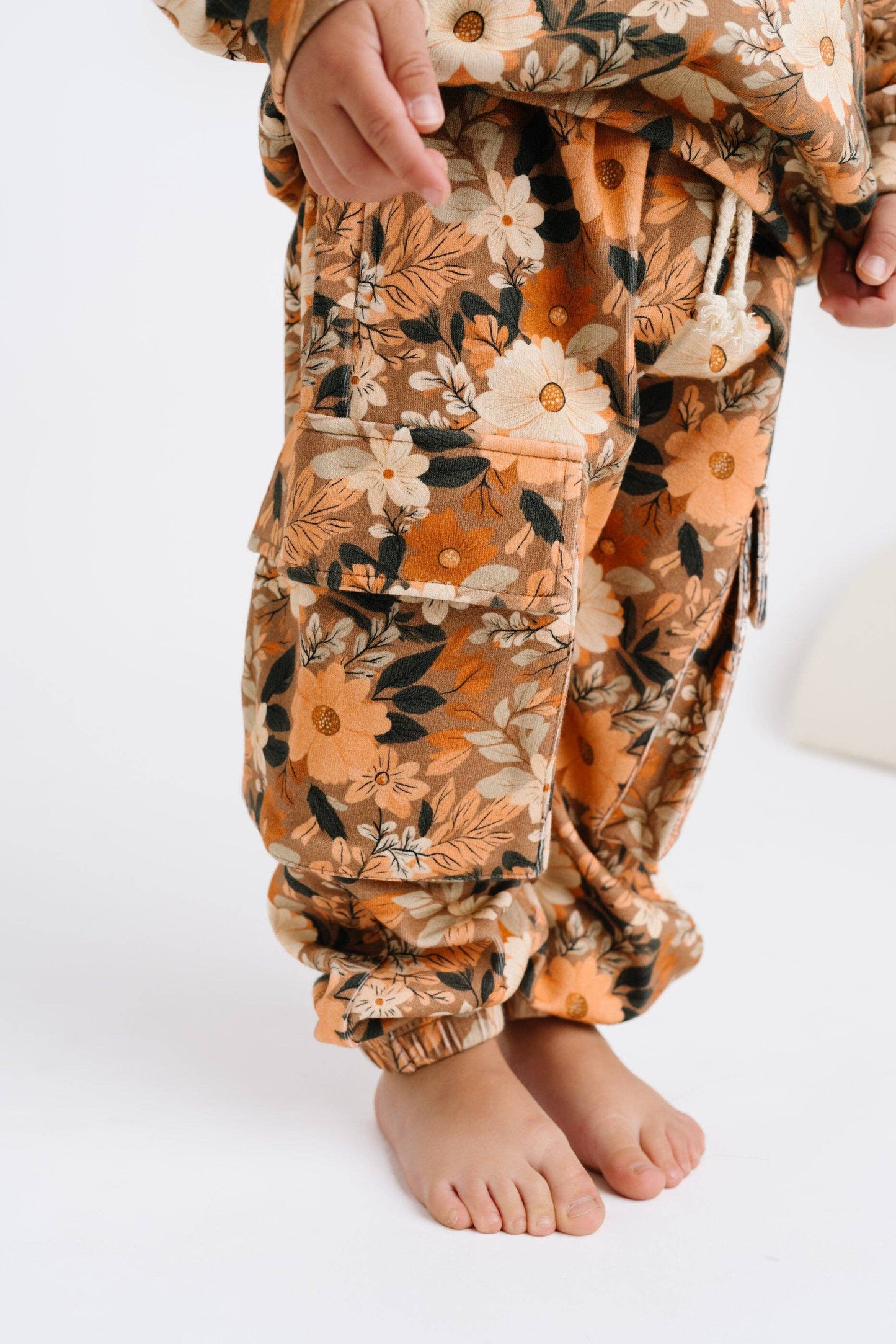 Warm Bloom Cargo Hoodie Set