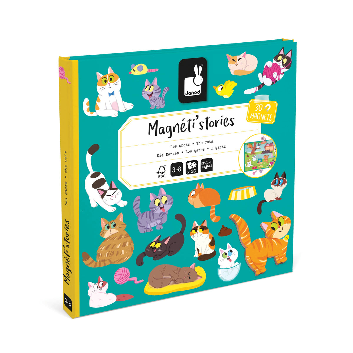 Magneti'stories magnetic book, Cats, view 6
