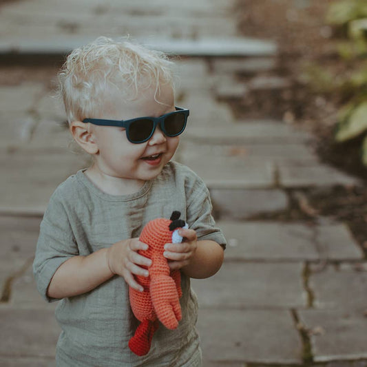 Handmade Organic Cotton Lobster Rattle