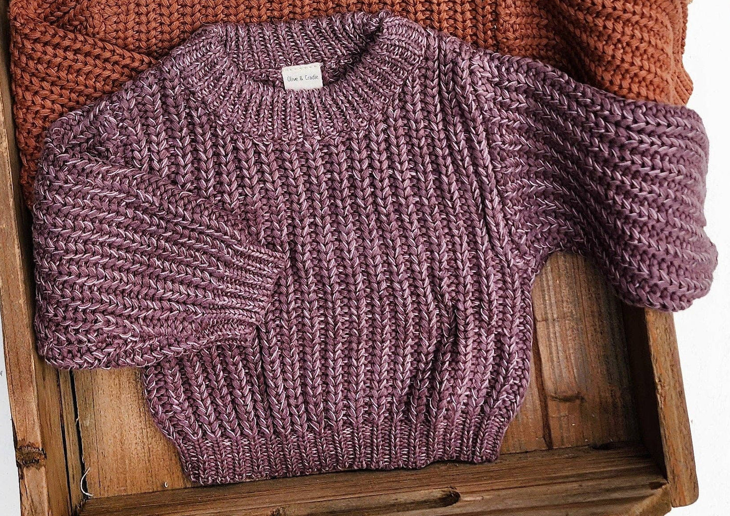 Chunky Knit Braided Cotton Sweater