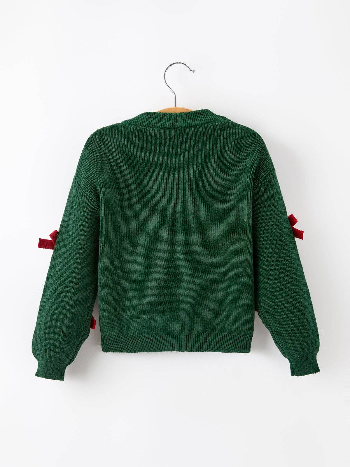 Candy Cane Bow Sweater
