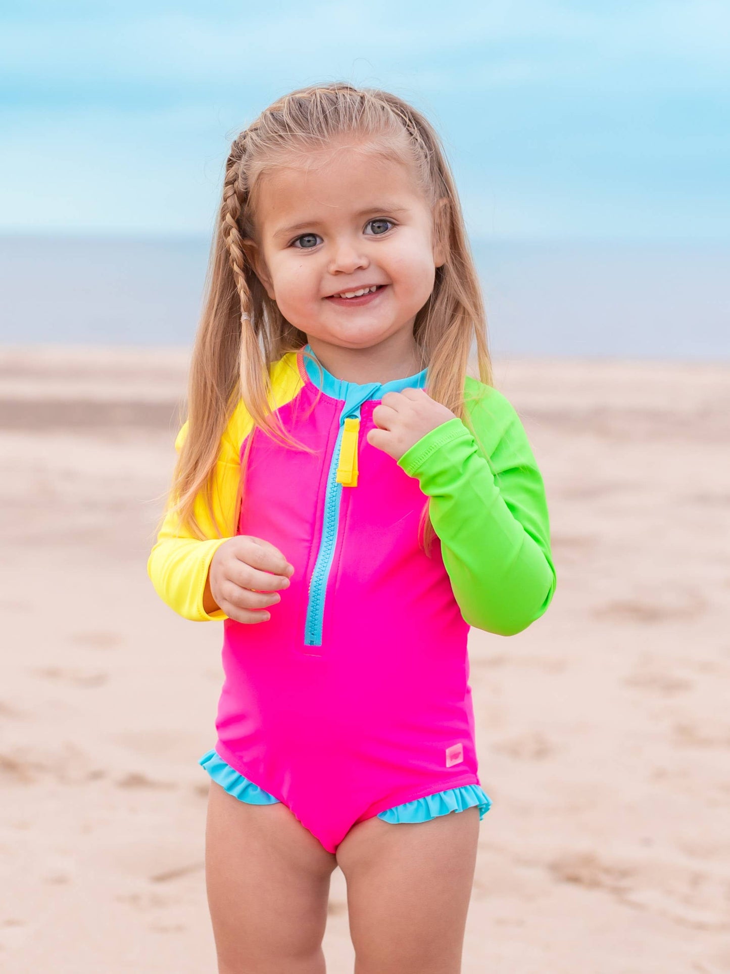 Hi-Vis Long Sleeve Swimsuit