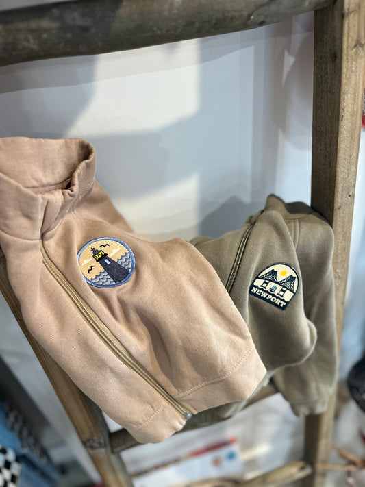 Sunwray Patch Organic Sweatshirt - Taupe