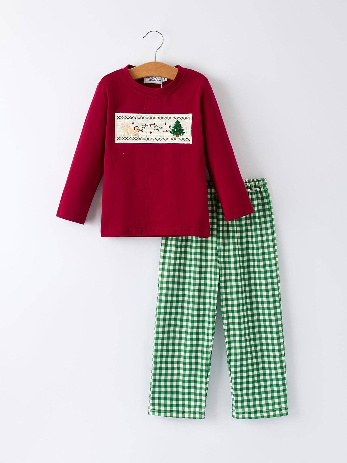 Christmas Pup Long Sleeve Set