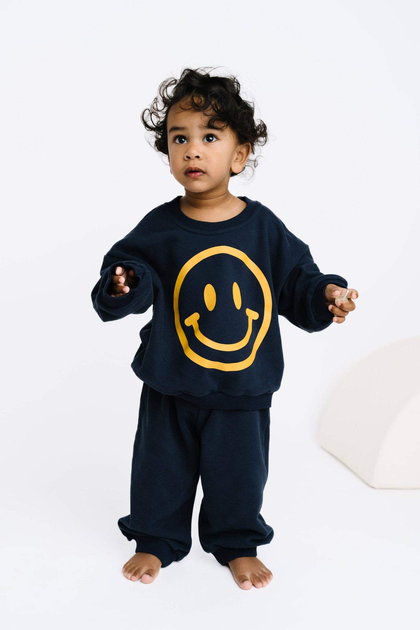 Navy Happy Sweatsuit