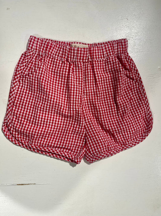 Red Plaid Shorts
