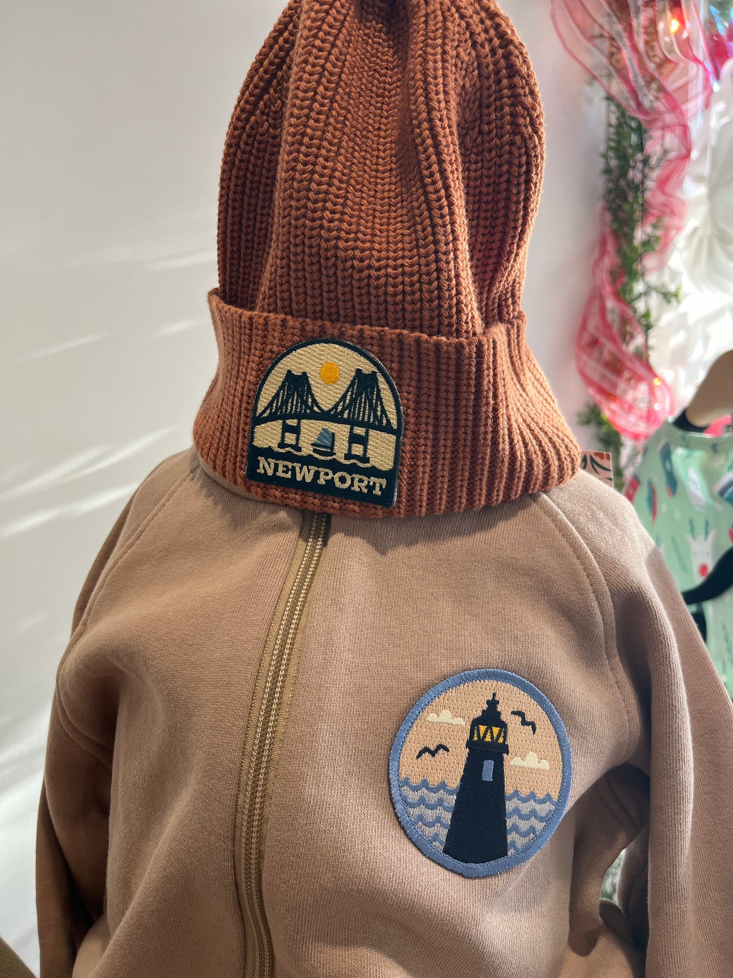 Sunwray Patch Organic Sweatshirt - Taupe