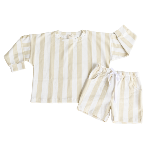 Beach Lines Set - Tan