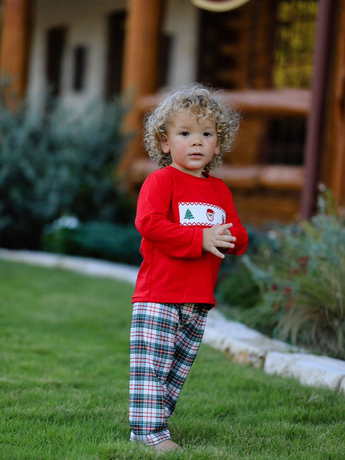 Holly Jolly long sleeve set for kids, view 5