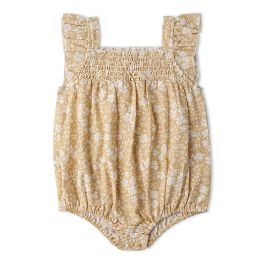 Organic Yellow Blossom Romper