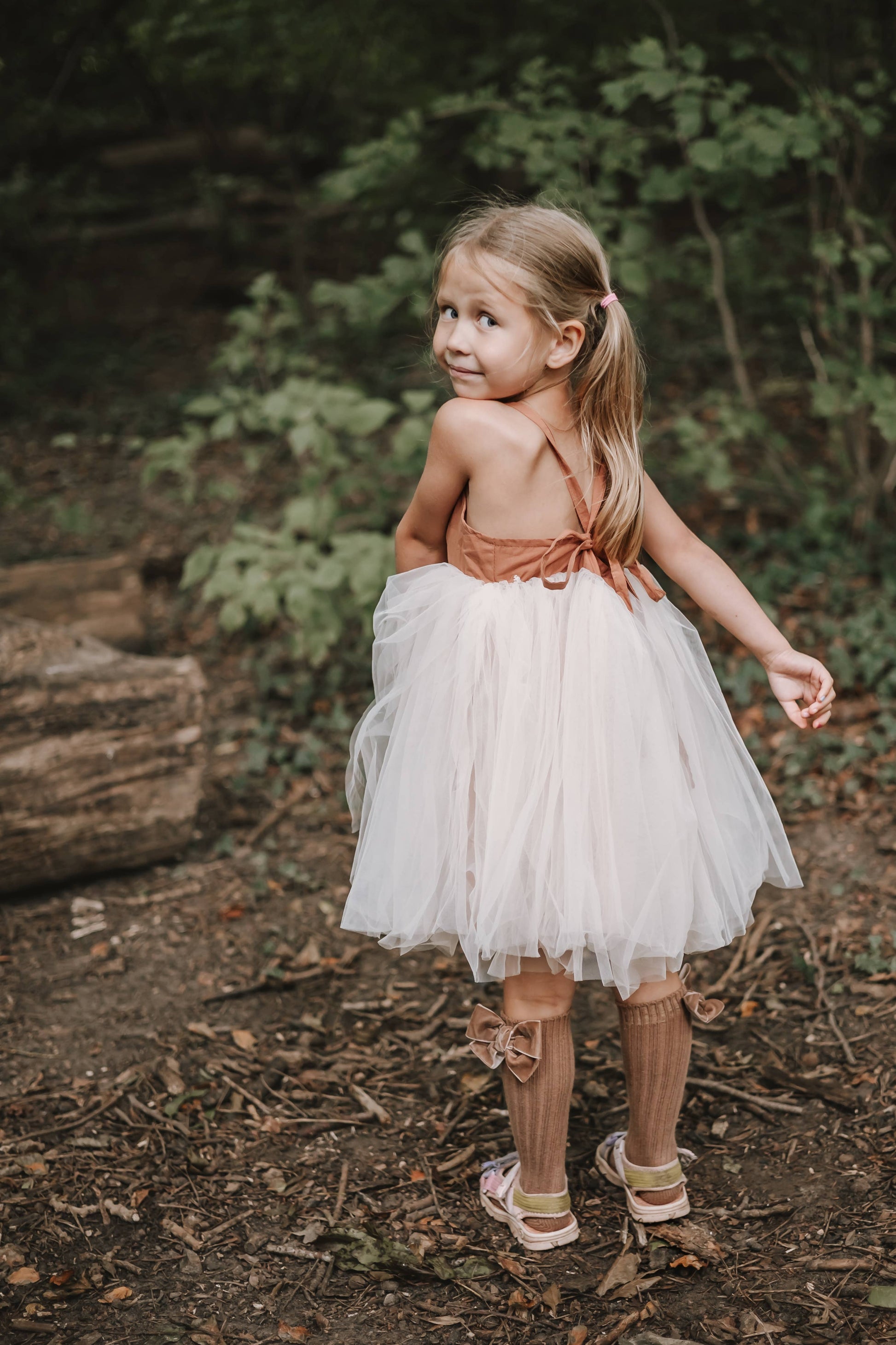 Organic Linen Tutu Baby & Toddler Dress Organic Linen Tutu Baby & Toddler Dress