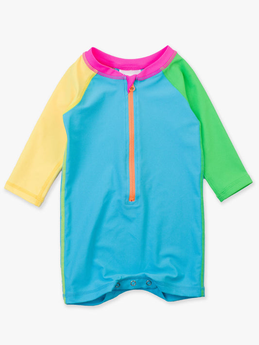 Hi-Vis Long Sleeve Rash Guard Swimsuit
