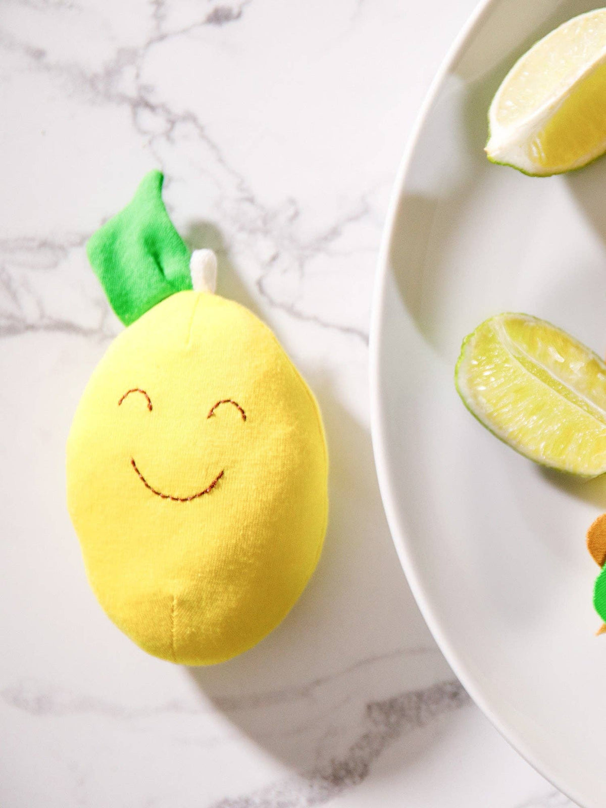Organic Cotton Lemon Toy