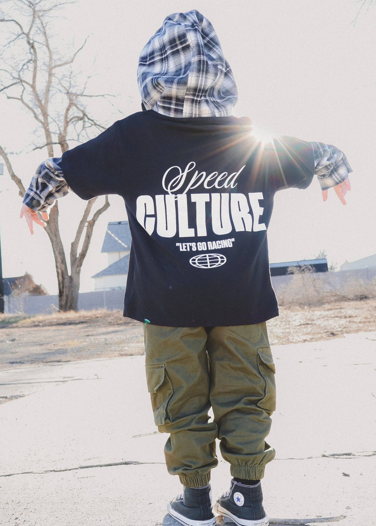 Speed Culture Hooded Flannel
