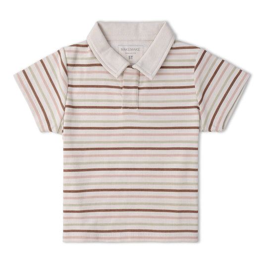 Terra Stripe Tee & Shorts Set