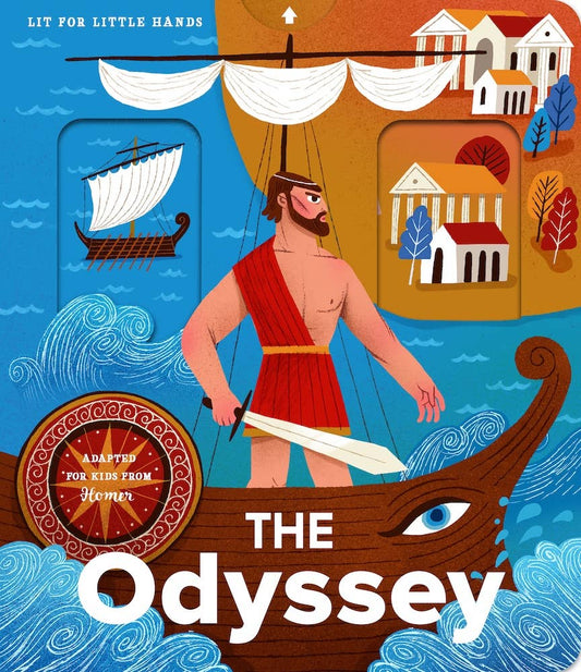Lit for Little Hands The Odyssey interactive board book front view