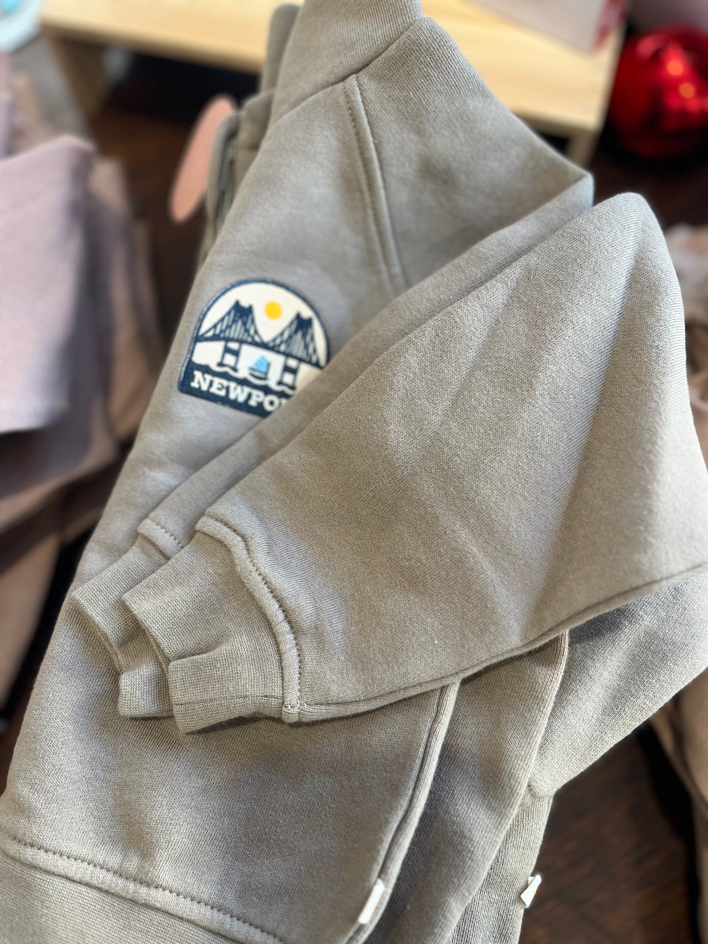 Sunwray Patch Organic Sweatshirt - Olive