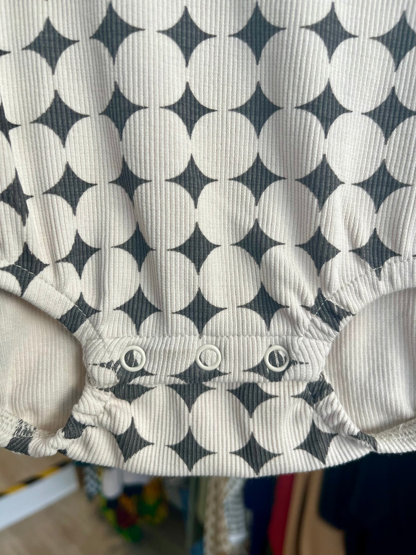 Mod Dots Organic Bubble Romper