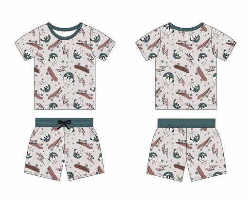 Skater Boy Pocket Short Set