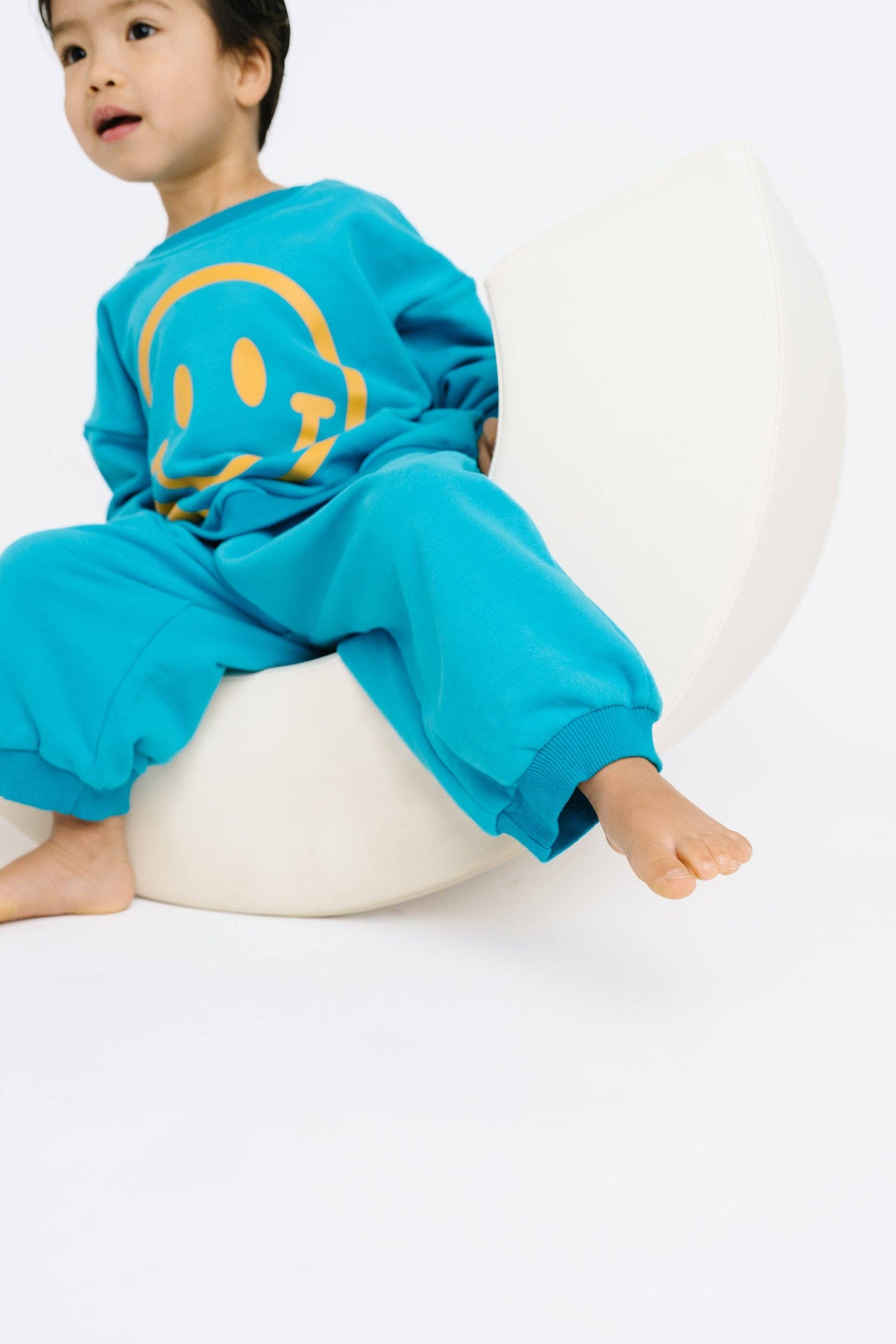 Electric Blue Happy Sweatsuit