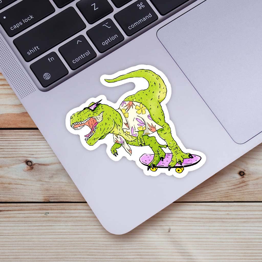 Rad T-Rex Sticker
