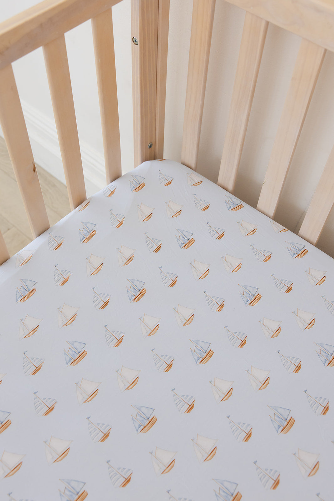Sailboats Crib Sheet