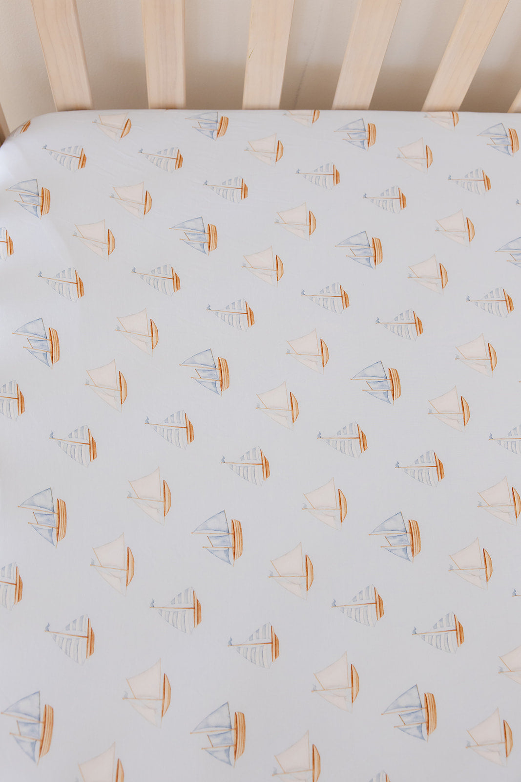 Sailboats Crib Sheet