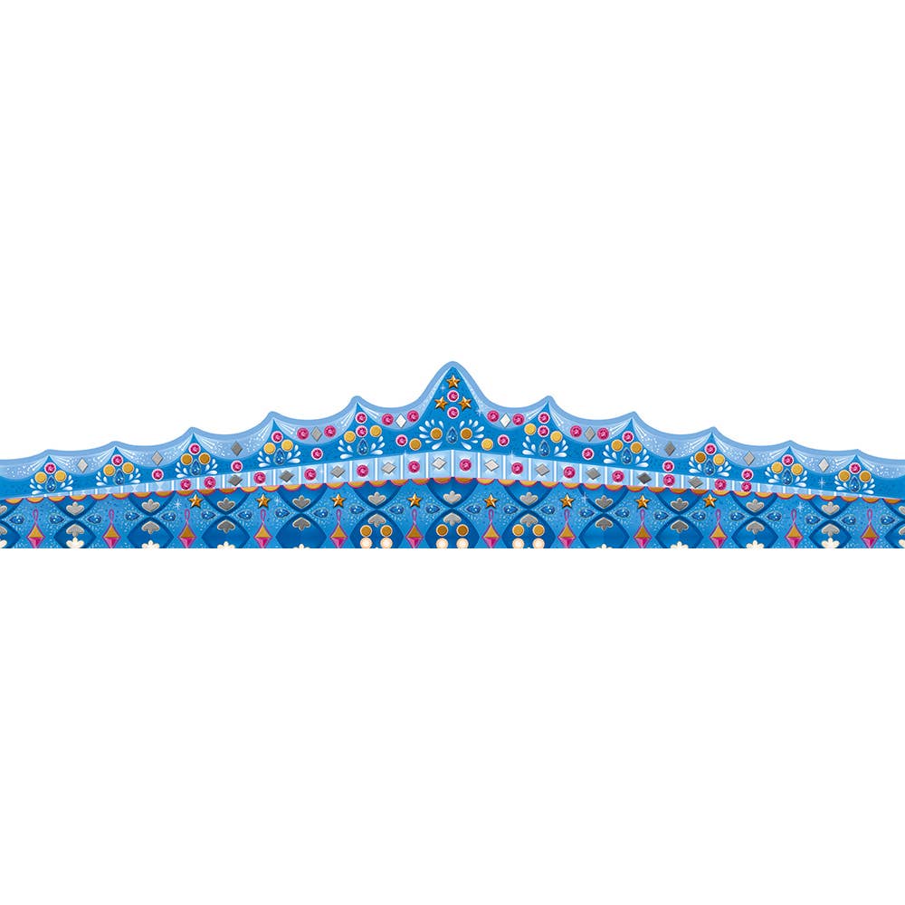 Jewels and sticker DIY crown kit, view 4