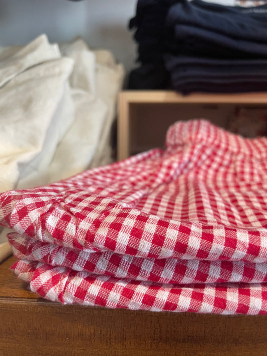 Red Plaid Shorts