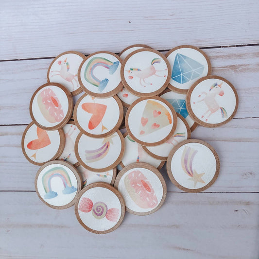 Rainbow Unicorn Memory game