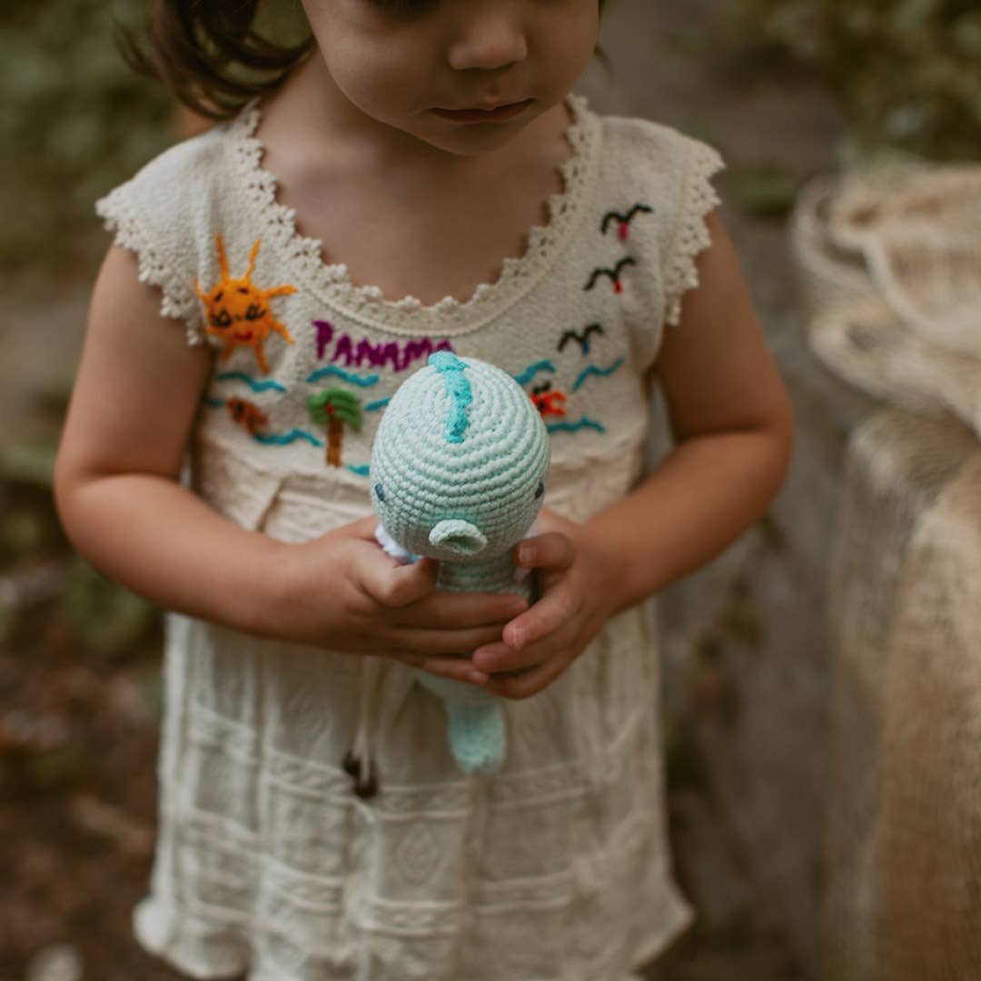 Sweet Seahorse Rattle - Organic Cotton