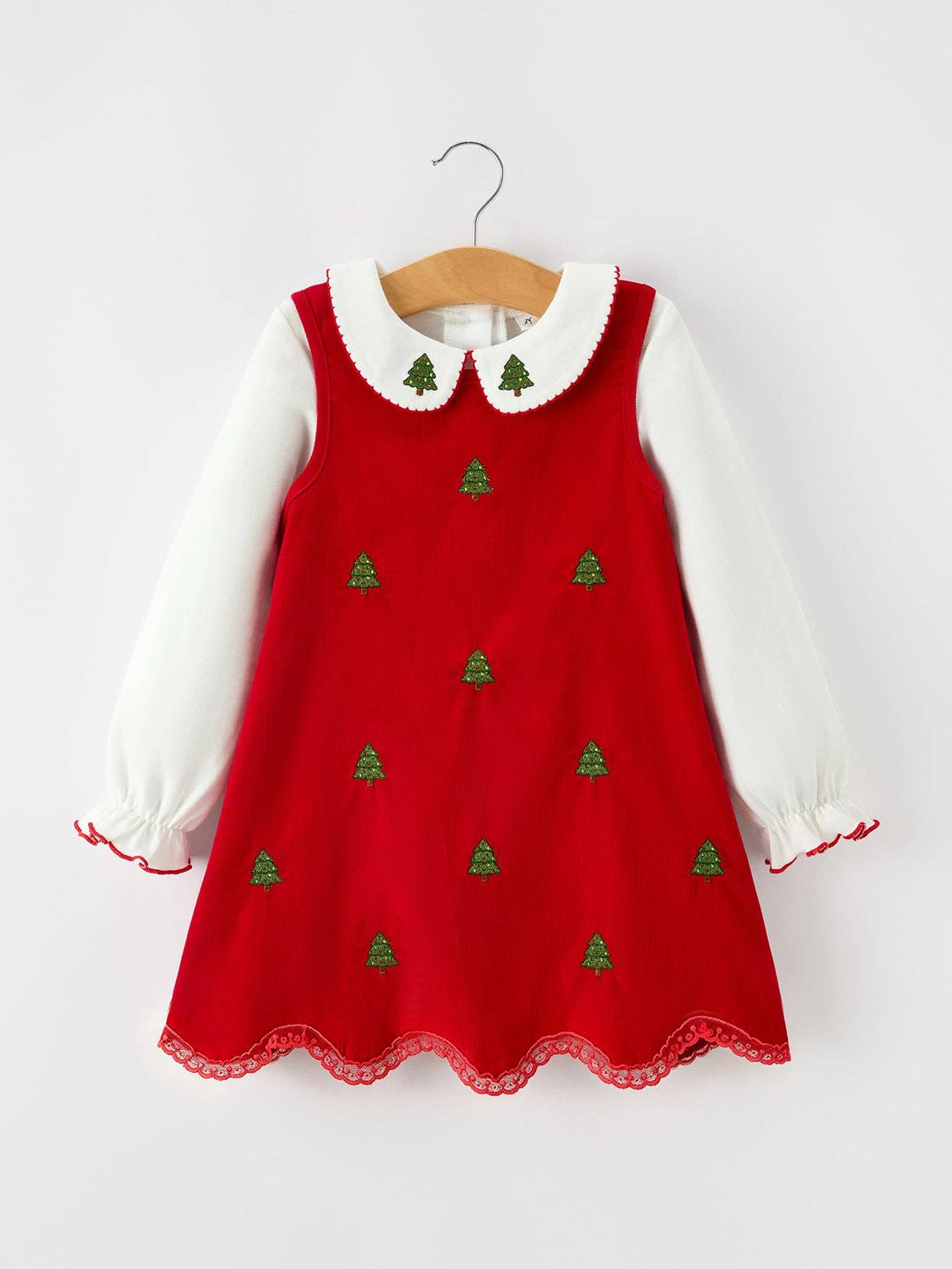 Christmas Corduroy Dress Set