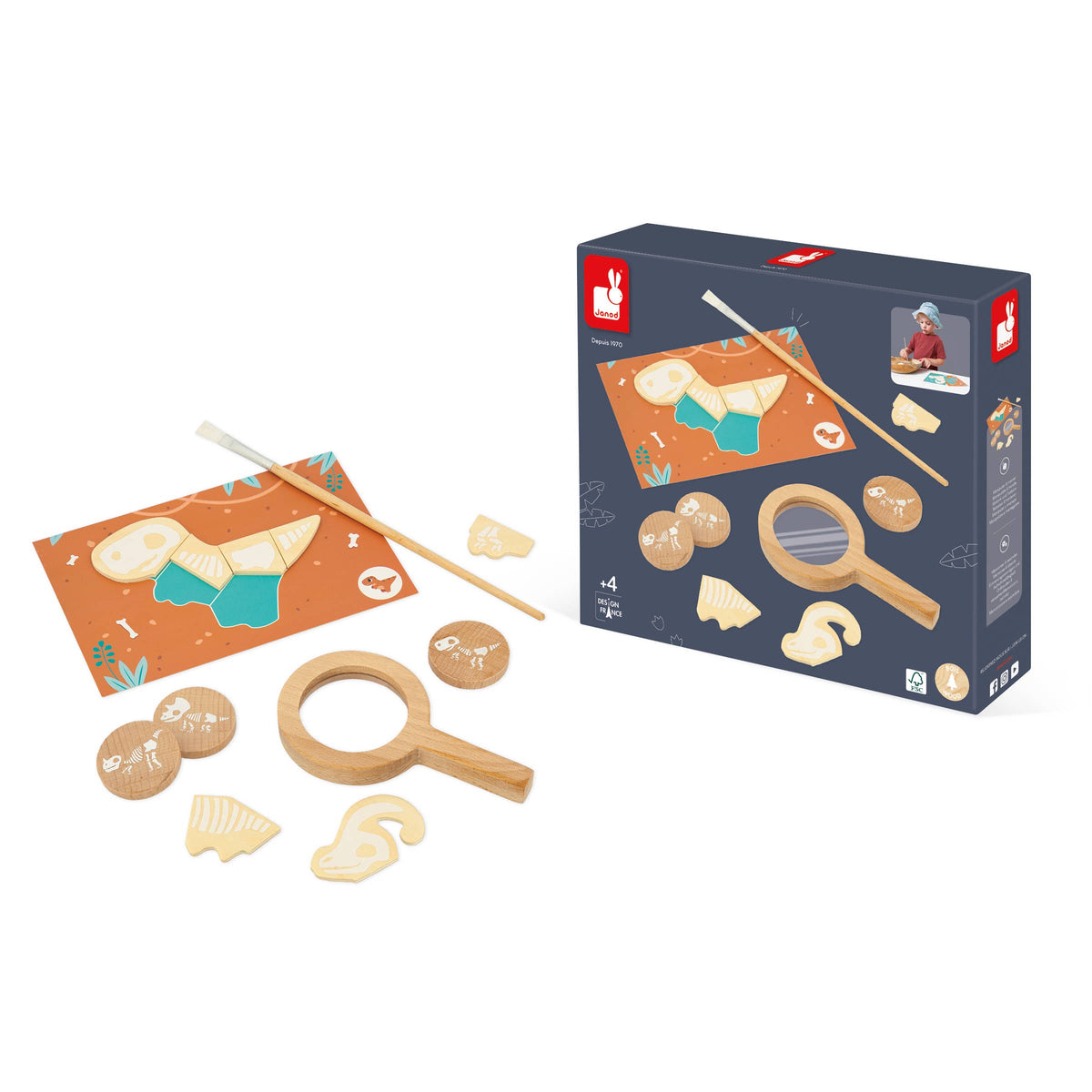 Dino dig puzzle game for kids, view 2