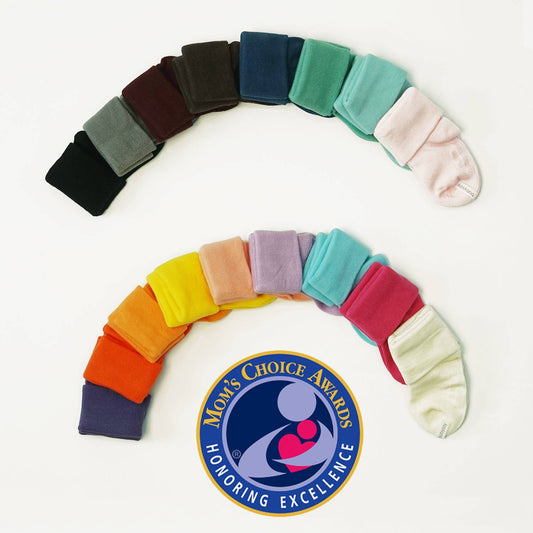 Baby stay-on socks full pack lifestyle view