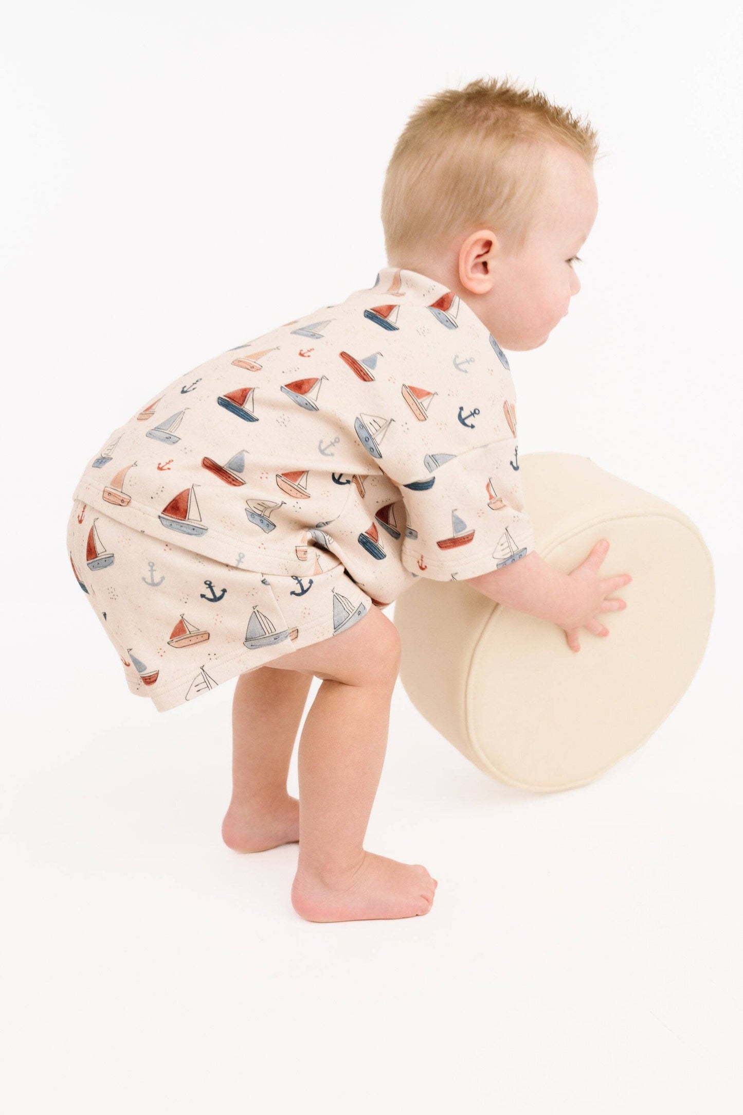 Girls nautical slouchy cotton set for playdates and casual outings lifestyle