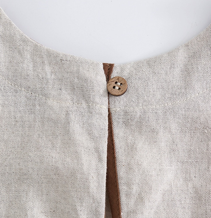 Summer on the Block Linen Dress