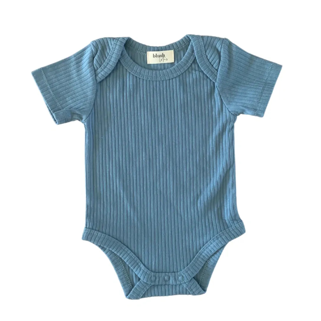 Cerulean Ribbed Bodysuit