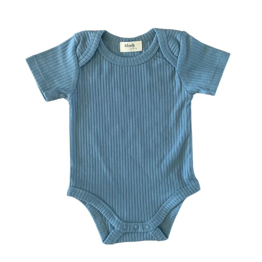 Cerulean Ribbed Bodysuit