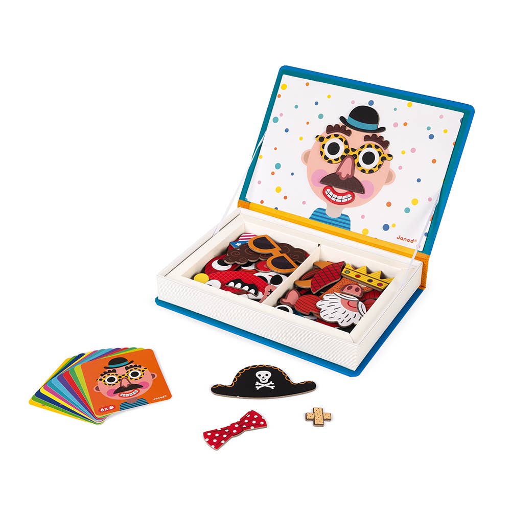 Magneti'book magnetic play book, Crazy Faces, view 2