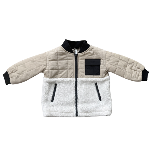 City Slicker Quilted Sherpa Jacket