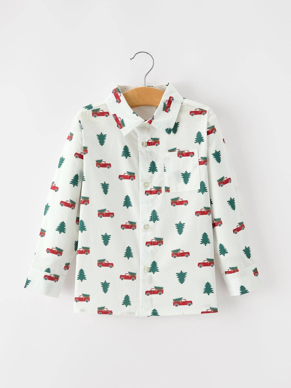 Christmas Shirt & Suspender Pants Set
