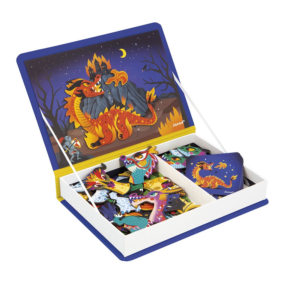 Magneti'book magnetic play book, Dragons, view 2